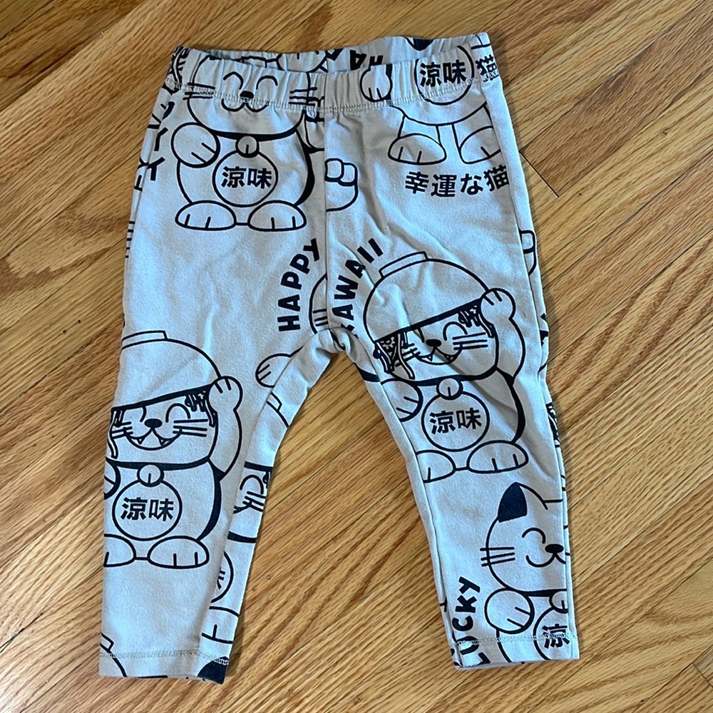 Zara anime kawaii cat leggings